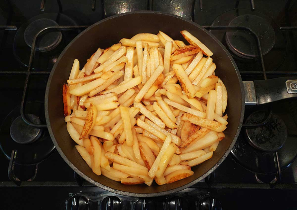 Жареная картошка с грибами Жареная картошка с грибами