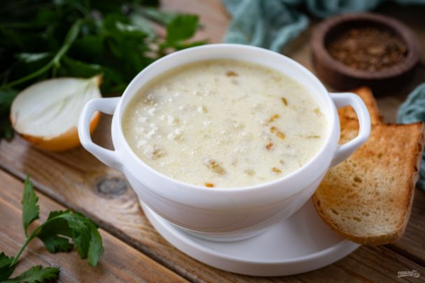 Сливочный луковый суп