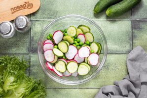 Салат из зеленого гороха Салат из зеленого гороха