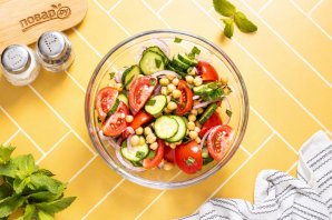 Салат с мятой