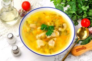 Чечевичный суп с курицей