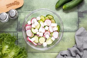 Салат из зеленого гороха Салат из зеленого гороха